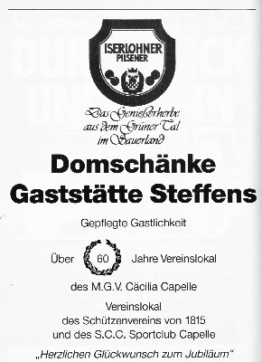 Werbung Steffens 1990
