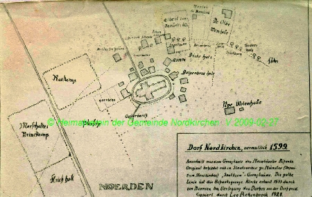 Nordkirchen 1 Karte von 1599