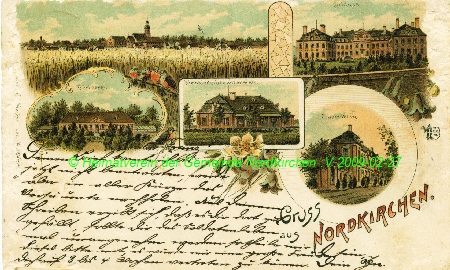 Nordkirchen 2 Alte Postkarte um 1895 1