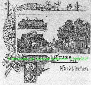 Nordkirchen 2 Postkarte um 1895 2
