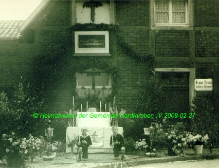 Nordkirchen V Fronleichnam_Altar um 1935