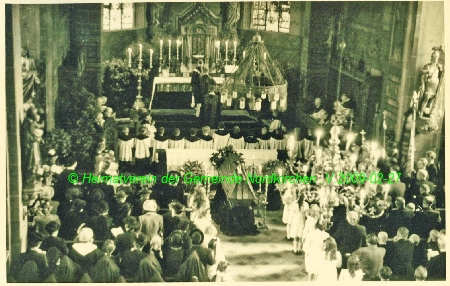 Nordkirchen W Beerdigung Pastor Vollmer 1950 1