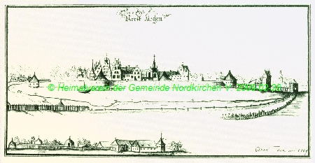 Schloss 1 Alte Burg um 1703 