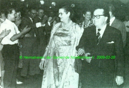 Schloss W Herzog mit Frau auf Schtzenfest 1963