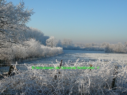 Serie B 6-10 Nordkirchen-Sdkirchen - Winterlandschaft hinter Hgemanns Hof